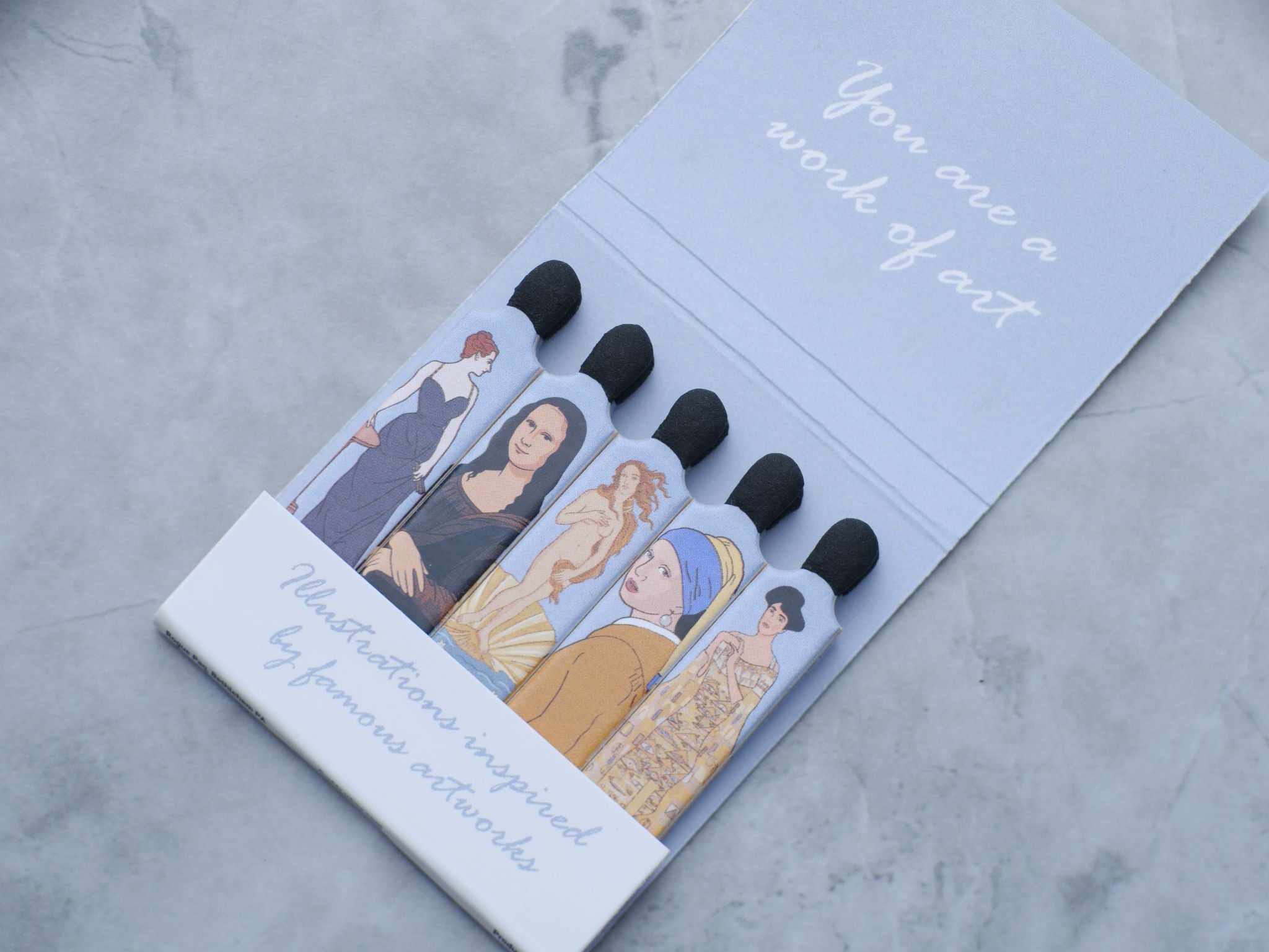 Novelty Matches: You Are A Work of Art, 3 books per order
