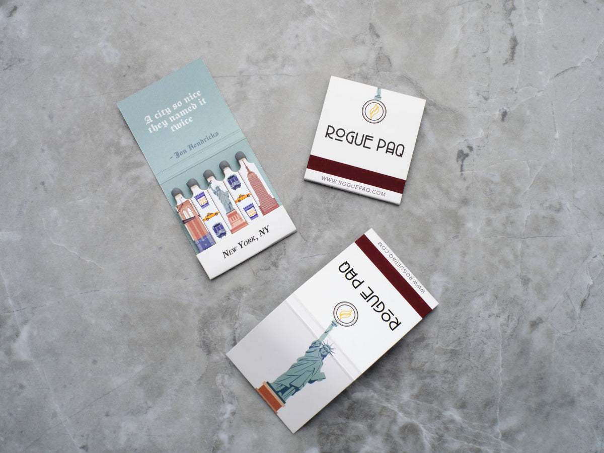 3 books of Rogue Paq loves NY matches featuring iconic NY images like the Statue of Liberty, Brooklyn Bridge and Empire State Building. 