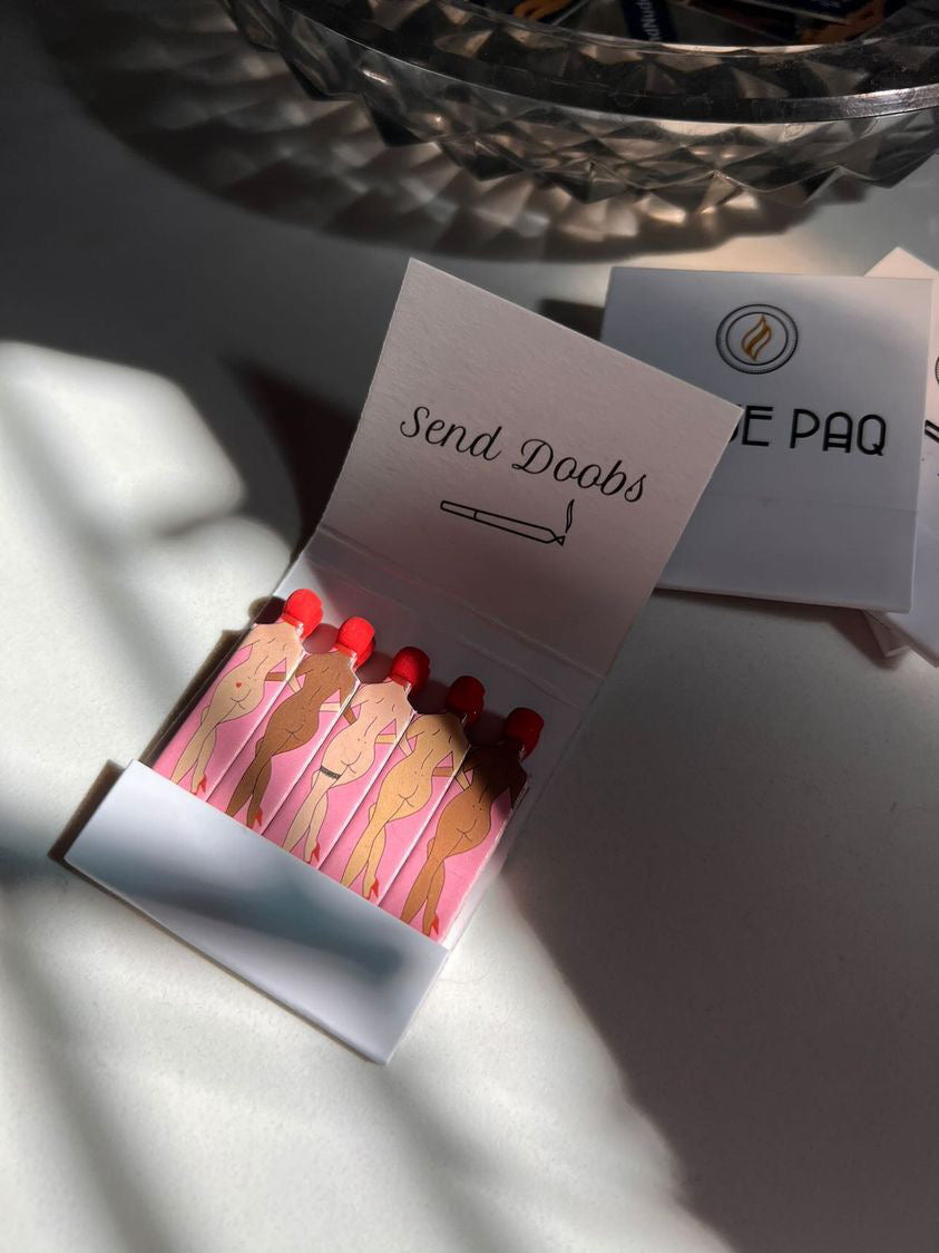 Send Doobs Safety novelty matches for a whimsical and cheeky ritual.